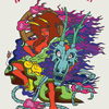 年賀状 般若レスラー(Hannya wrestler) 竜・辰 年賀状 和風イラスト 無料