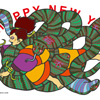 New years和風イラスト